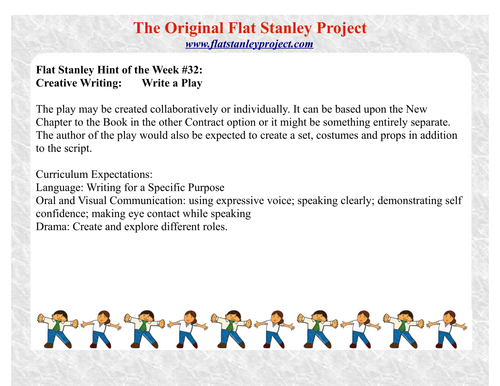Flat Stanley: Write a play