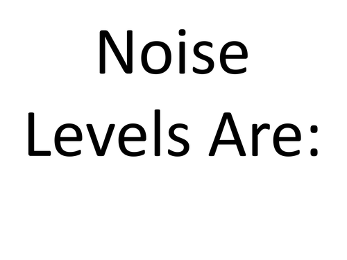 Noise Level Displays