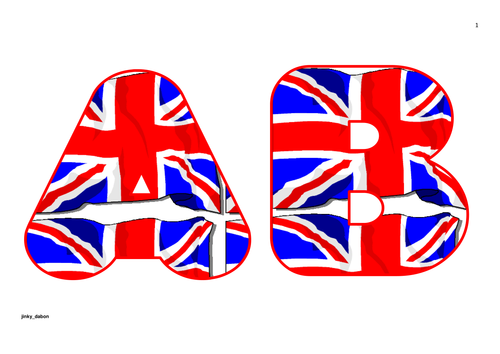 colourful sets of alphabet and numbers teaching resources