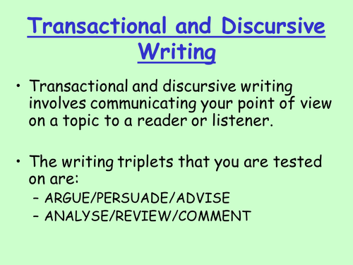 Lesson PP on Writing a letter revision