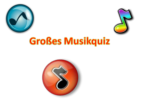 Grosses Musikquiz - Based on quiz in Logo 3 Rot