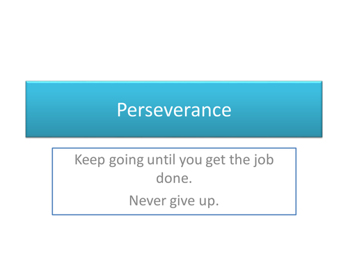 perseverance