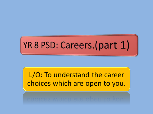 Career Choices - What could I do?