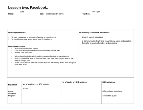 Inform, Explain, Describe