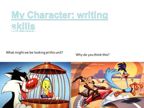 Creating a Character Lesson PP 1