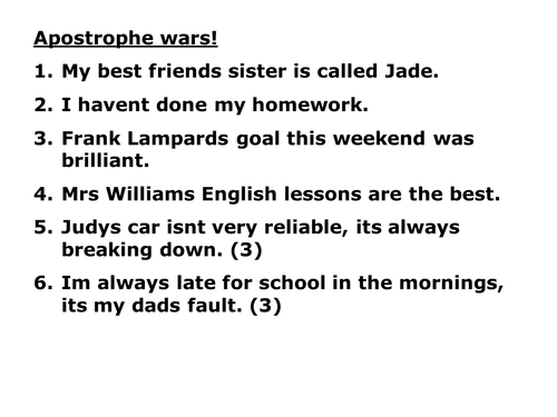 apostrophe wars starter - PP slide to add