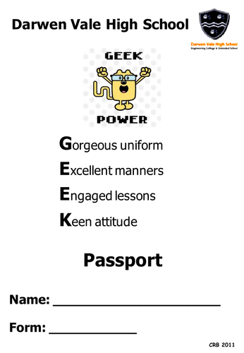 Geek passport