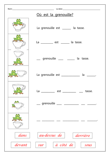 Où est la grenouille?