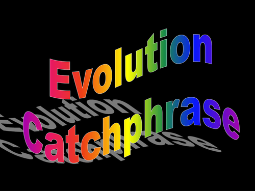 AQA new spec B1 7 Evolution catchphrase