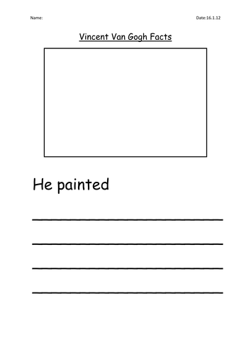 Van Gogh | Teaching Resources