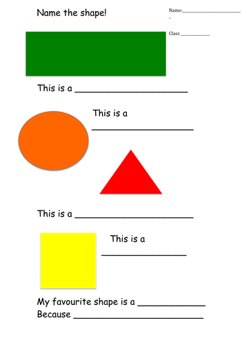 Shapes | Teaching Resources