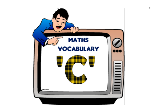 Maths Vocabulary 'C'