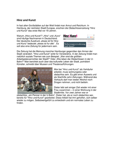 Obdachlosigkeit in Hamburg