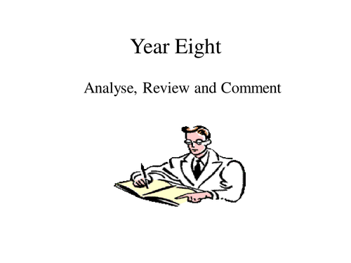 Analyse Review Comment - Writing Film reviews