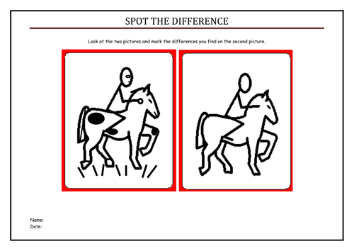 Spot the Difference | Teaching Resources
