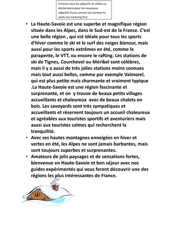 Un séjour dans les Alpes