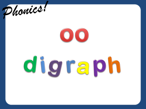 Phonics - Digraph : oo