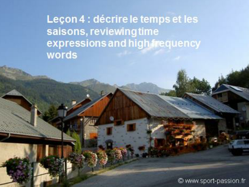 le temps dans les Alpes