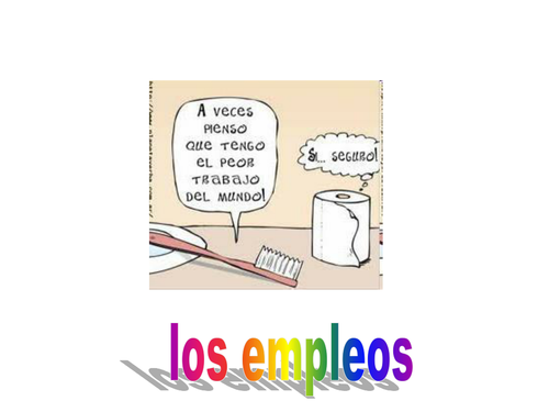 los empleos/jobs in Spanish