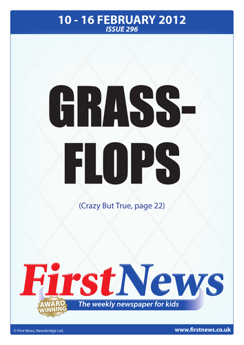 First News Headlines Poster 8th Jan 2012