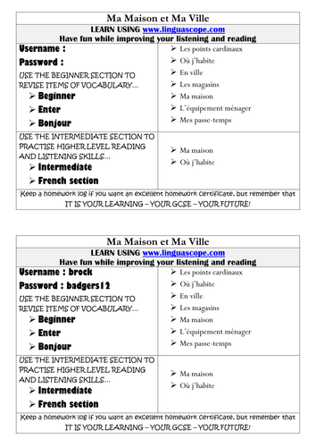 Homework project - Chez Moi