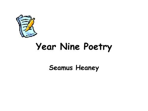 Introduction to Heaney Lesson PP