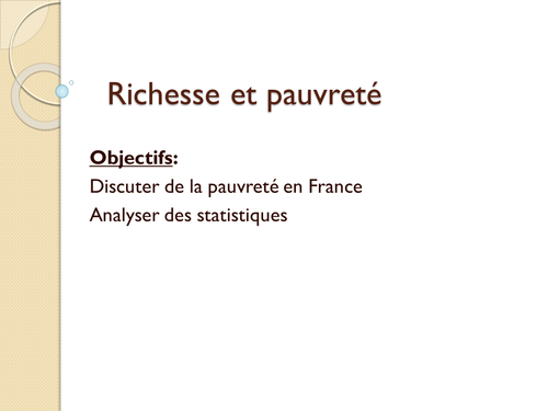 A2 Discussion on Wealth and Poverty