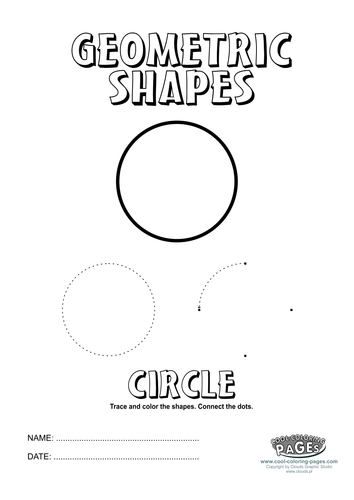 Geometric shapes:  Circle