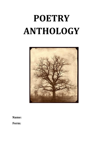 KS3 poetry anthology  - setting and seasons