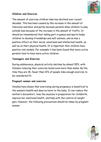 Healthy Eating and Exercise