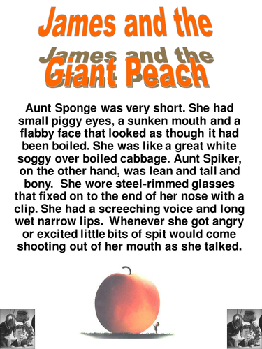Worksheets James And The Giant Peach Worksheets james and the giant peach reading lesson by senteacher86 worksheets ppt