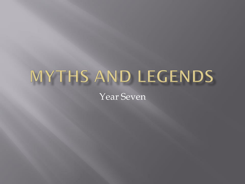 myths and legends