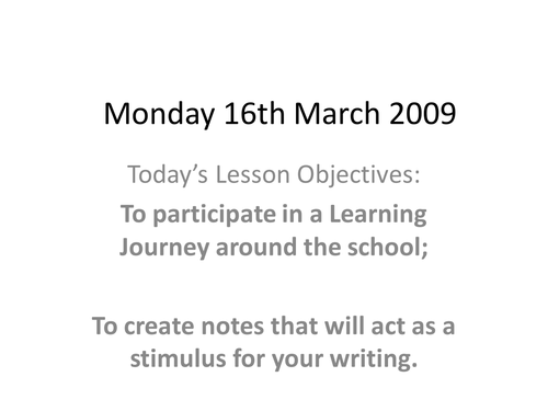 Writing to persuade - Selling The School lesson 6