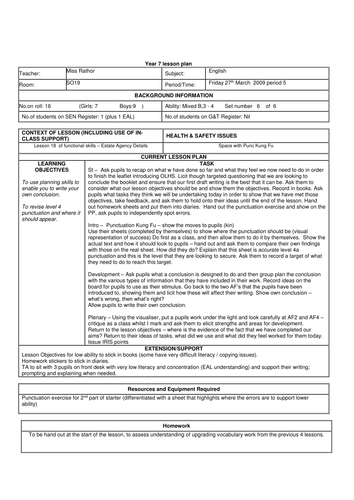 Writing to persuade - Selling The School lesson 10