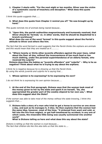 AQA Lang Controlled Assessment Oliver Twist lsn 7