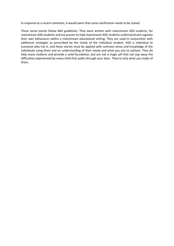 Social Stories | Teaching Resources