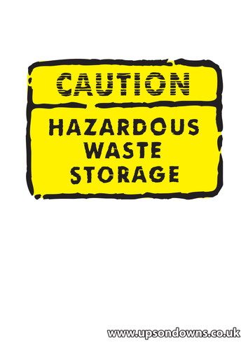 Caution Hazardous Waste