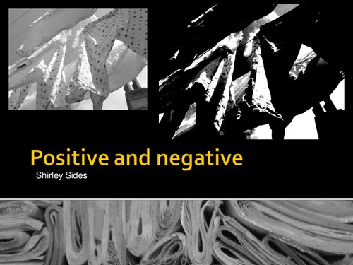 Positive and negative