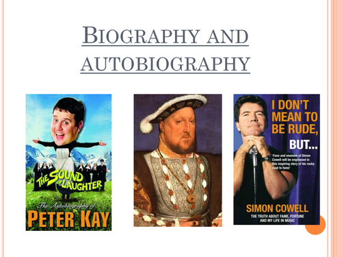 is autobiography or biography