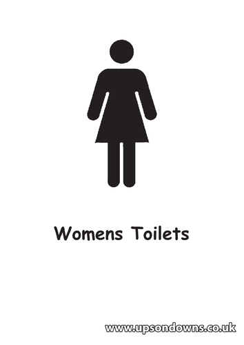 Womens Toilets Poster