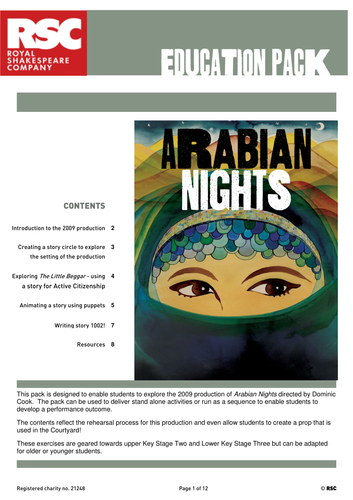 Arabian Nights 2009 Teacher Pack