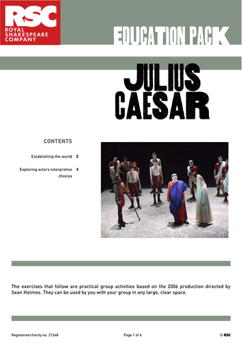 Julius Caesar 2006 Introduction Pack