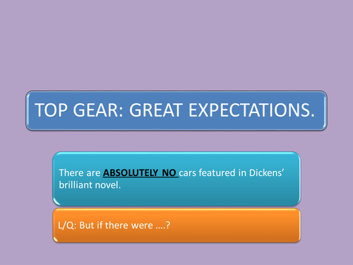 TOP GEAR meets Charles Dickens' Great Expectations