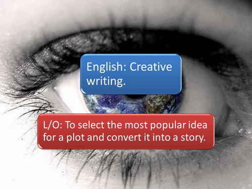 FLOG IT  ! English ideas for a story.