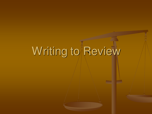 Analysisng A Film Review For Technique Use