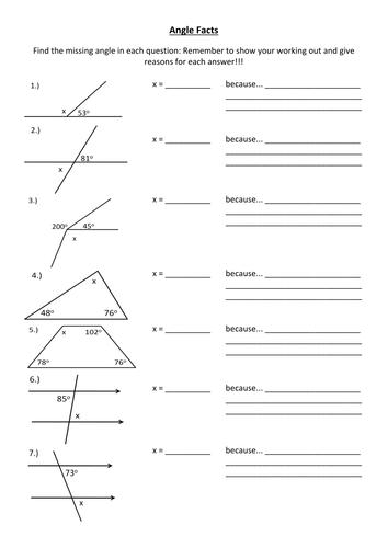 Angle Facts