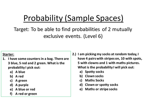 Basic Probability