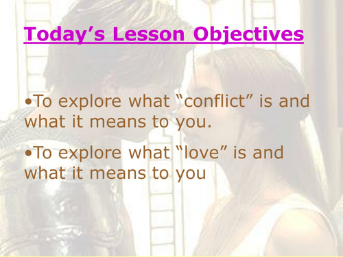 Romeo & Juliet by Shakespeare - What is Conflict?