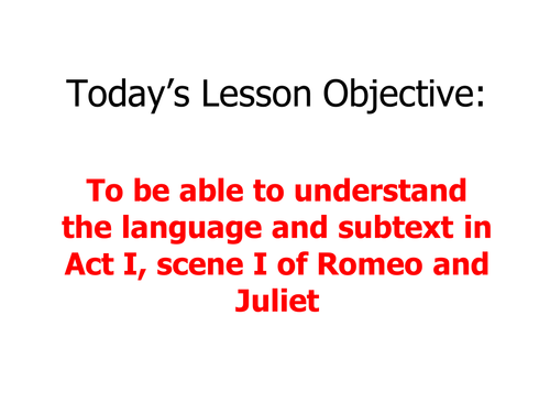 GCSE Romeo & Juliet Revision: Quotations Quiz