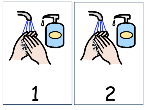 Hygiene vocabulary book